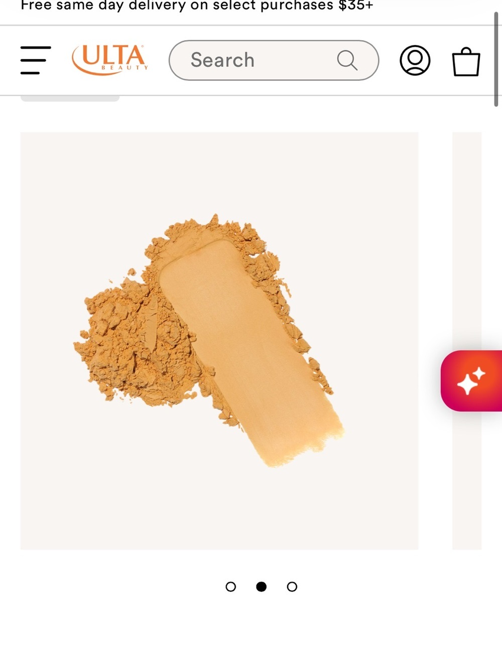 Juvia's Place Short Bread warm medium beige finishing powder talc free magic